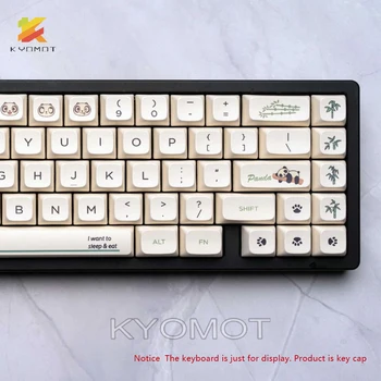 KYOMOT Panda Drăguț Temă Taste PBT Dye-Sub engleză 131 cheile XDA Profil Tastă pentru Cherry MX Comutator de Joc Tastatură Mecanică