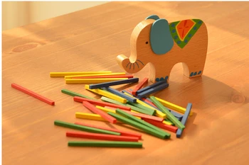 Jucarii Pentru Copii De Învățământ Elefant/Camel Echilibrare Blocuri Jucarii Din Lemn Lemn De Fag Joc De Echilibru Montessori Blocuri Cadou Pentru Copil