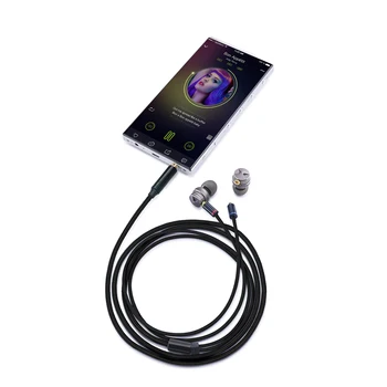 OKCSC HD3M Cască Upgrade Înlocuire Cablu Placat cu Argint MMCX Extensie Cablu cu Mufă de 3,5 mm pentru Shure SE215 SE315 SE535
