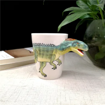 Ceramica De Desene Animate Dinosaur Cana De Apa De Animale Drăguț Allosaurus Birou Cupa Creative Spinosaurus Cana Diplodocus Ceașcă De Cafea