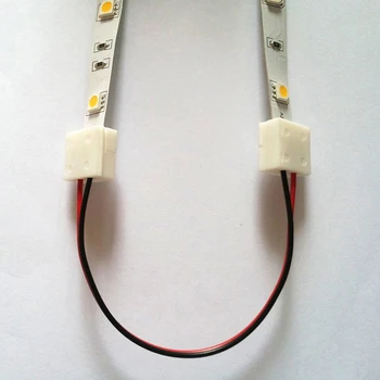 8mm 10mm 2Pin 5-100buc Benzi cu LED-uri Cablu de conectare Lățime PCB Singură Bandă de Culoare de Lumină Pentru 3528 2835 5050 Benzi cu LED-uri de Iluminat