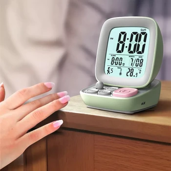 Mini Calculator Ceas Deșteptător Multi-funcție Ceas de Masa Digital Cadou Creativ a CONDUS Lumina Noptieră Snooze Calendar de Afișare a Temperaturii