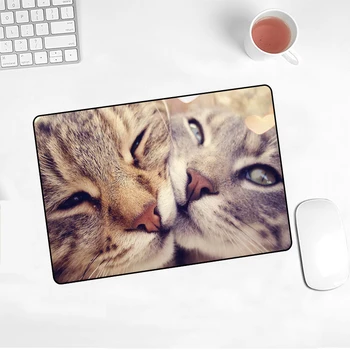 Pisica drăguț Mouse Pad Imagine Pad Laptop Alunecare 220x180x2mm Mat Pentru Cs Go/activitatea de Jocuri de noroc Noi Kawaii Decor de Birou Covor Mouse-ul Mat
