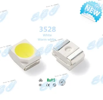 100buc LED SMD 3528 alb cald alb 1210 4-5LM SMT Ultra Luminos LED-uri Noi, livrare Gratuita Lampă de șirag de mărgele