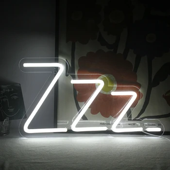 Wangxing zzz Somn Neon LED-uri de Lumină Moale pentru Pepinieră Pat Alb de Lumină Lampă pentru Băiat și Fată Dormitor pentru Copii Drăguț de Dormit