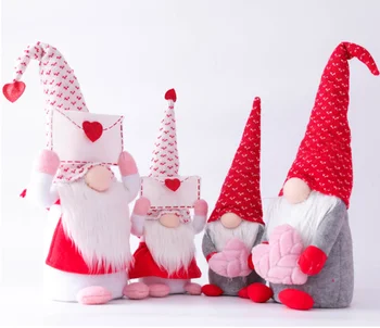 2023 Fără Chip Gnome Papusa De Plus Handmade Tricotate Suedeză Třmte Nisse Papusa Pentru Nunta De Crăciun, Ziua Îndrăgostiților Cadouri Decoratiuni