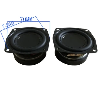 Tenghong 2 buc 2.75 Inch 70MM Bas Difuzor de 4 Ohm 15W Bass Tun Portabil Audio Difuzor Pentru Home Theater Sound DIY Mare Magnet
