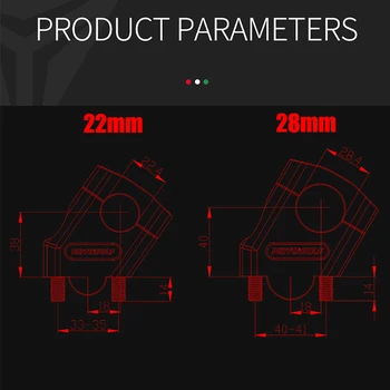 28mm/22mm Ghidon Riser Bar Mount Mâner de Prindere Pentru SUZUKI DL650 V-Strom 650 DL 650 VStrom 650 VStrom650 Accesorii pentru Motociclete