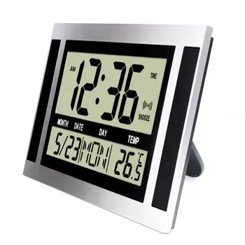 Fierbinte 2022 Nou LCD Digital Ceas de Perete Mare Număr de Masă Timp Ceas Deșteptător Design Modern Office Acasă cu Termometru și Calendar