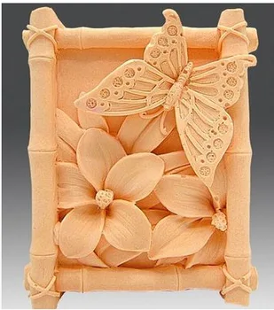 3D Fluture Floare Silicon Săpun Mucegai Mucegai Ciocolata Lumânare Săpun DIY Mucegai de Luare de Săpun Mucegai Ambarcațiuni Arta Decorare Tort Instrument de Mucegai