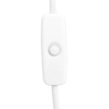 Plastic DIY USB Cablu de Alimentare 2 Pini de Sârmă USB 2.0 de sex Masculin Încărcare Încărcător Cablu Extensie Cablu cu Întrerupător