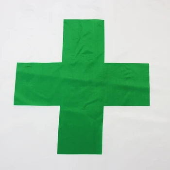 3x5 Ft Cruce Verde Mic Pavilion Primul Ajutor Medical Banner Cu 2 Ochiuri Noi
