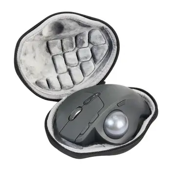 Portabil cu Fermoar Anti-zero EVA Wireless Mouse Trackball Pungă geantă de transport pentru Logitech M570/MX Ergo Avansate