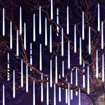 LED-uri de Meteoriți Lumini Impermeabil Navidad Zână Șir Lumina de Crăciun Decor pentru Pomul de Partid de Vacanță Patio Decor 30/50CM 8 Tub