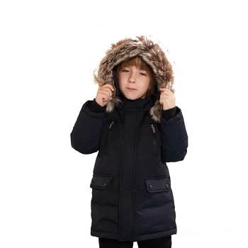 2020 pentru Copii Jachete de Iarnă Băieți Rață în Jos Jachete Pentru Baieti Guler de Blană Caldă Copii Fete Îmbrăcăminte exterioară Strat de 4-12T DC202