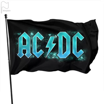 Steagul AC DC Trupa Banner Personalizat Pavilion pentru verandă, garaj, front decor decoratiuni de halloween pentru casa în aer liber