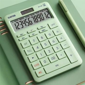 12 Cifre Birou Solare Calculator Butoane Mari Afaceri Financiare Contabile Instrument Pentru Elev Mici Comercial Consumabile