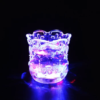Cupa de bere plin de culoare LED Intermitent Lumina Stralucitoare a Apei Activat Vin Cana Cana Cadou Creativ pentru Nunta Bar Partid Dropshipping