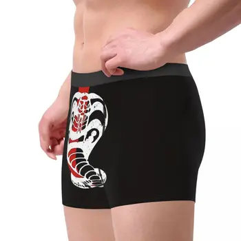 Cobra Kai Șarpe Logo-Ul Chiloți De Bumbac Chilotei Sex Masculin Lenjerie De Imprimare Pantaloni Scurți Boxeri