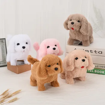 Simulare Electric Teddy Câine Iepure Pisică Pudel Electronice, Animale De Companie Drăguț Jucării De Pluș Anime Model De Păpușă Jucărie De Pluș Cadou Pentru Copii