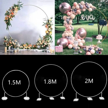 Balonul rotund Arc Inel Balon Post de Bază DIY Plastic Cununa Cadru Suport Duș pentru Copii Ziua de naștere Petrecere de Nunta de Decorare