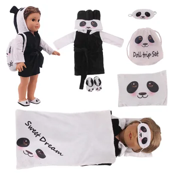 Reborn Păpuși Drăguț Haine Pentru Nou Renăscut Copil Mic Panda Haine Rochie De 18 Inch si 43 Cm Accesorii Pentru Fata de Jucărie Cadou