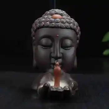 Ganesha Refluxul Arzător De Tămâie Fum De Mici Buddha Tămâie Titularul De Fum Cascada Arzător De Tămâie De Meditație Budiste Decor