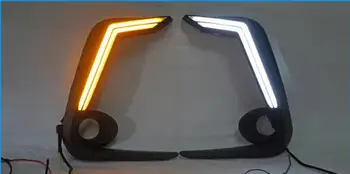 2 buc LED DRL Daytime Running Light Pentru Toyota Corolla 2019 2020 Lampa de Ceață Decor Bara de Lumină Galbenă de Semnalizare