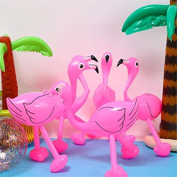 1 buc PVC Gonflabile Picior Lung Flamingo Baloane Tema Hawaiian Party Baloane Nunta Tropicale Petrecere Baloon Acasă Expoziție Decor