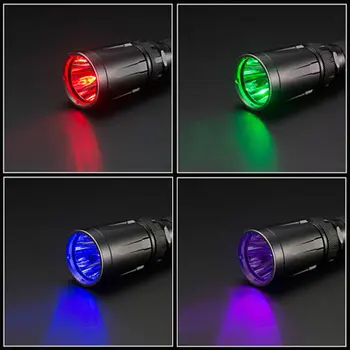 INCARCATOR SRT7GT Lanterna CREE XP-L HI V3 RGB lumina UV 1000LM Smart Selector Ring Impermeabil Salvare Căutare Lanterna de la distanță