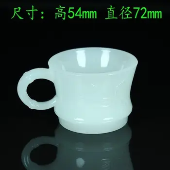 Rafinat Sticlă Jad Alb Ceasca De Cafea Ceasca De Lapte Ceașcă De Ceai Chaise Cupa Office Acasă Ceașcă De Ceai În Stil Chinezesc Cana De Apa Cana Rece Cupe