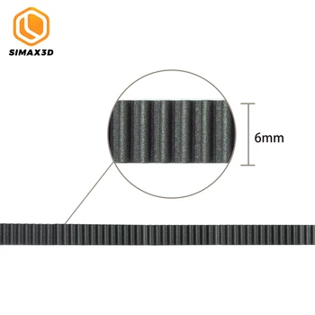 SIMAX3D imprimantă 3D Centura GT2 centura 6mm 5meter imprimantă 3D de Sincronizare piese scripete dotari GT2 Curelei de Distribuție pentru DIY ender 3 hotend kit