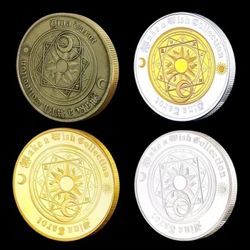 Sun Moon Constelații Monede Comemorative Monede de Aur Colectii de Decorare Feng Shui Film Replica Moneda Norocoasa Jucării pentru Copii