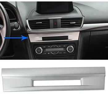 Auto Styling ABS Mat Interior Consola centrala Capac Ornamental de Mijloc Panoul de Control Autocolant Pentru Mazda 3 M3 Axela 2017 2018