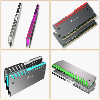 2 buc JONSBO RAM Vesta de Memorie Radiator, RGB RAM Acoperire Coajă DE RAM radiator RGB Suport de Aluminiu AURA 5V 3PIN