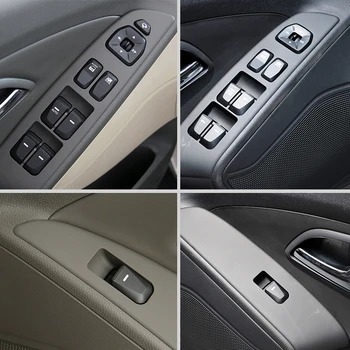 Pentru ix35 Hyundai ix35 2013 Accesorii de Interior ABS Mat Portiera Geam Ridicați Comutatorul de Comandă Capacul Panoului Ornamental 4 BUC