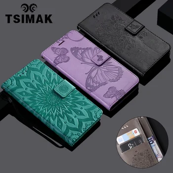 Tsimak Portofel Caz Pentru Xiaomi Redmi Note 10 10 9T 9A 9i 9C 9 Prim-9s Pro Putere Max 4G 5G Flip Piele PU Capac Telefon Capa