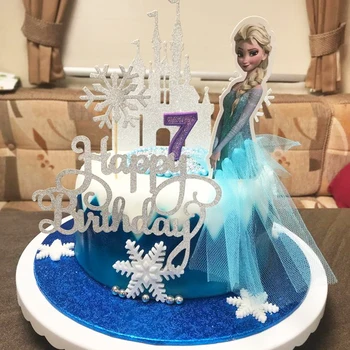 1/2/5/10BUC Cake Decoratiuni Disney Printesa Zăpadă Alb Sofia Fata de Ziua Copilului Duș Cupcake Toppers Tort de Nuntă Pavilion