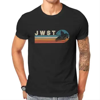 Vintage James Webb Space Telescope JWST T-Shirt pentru Barbati din Bumbac Tricou Astronomie Maneca Scurta Tricou Imprimat Îmbrăcăminte
