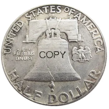 (1948-1963)PSD 37pcs De Ales Franklin Jumătate de Dolar de Argint Placat cu Copia Fisei