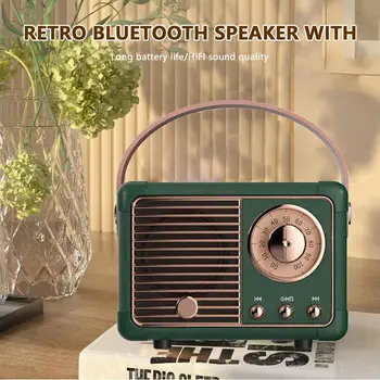 Retro Bluetooths Vorbitor HM11 Clasic Retro Music Player-Sunet Stereo Portabil Decor Mini-Difuzoare de Călătorie Music Player