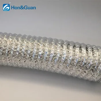 100mm 150mm Flexibil Dublu de Folie de Aluminiu Conducte Furtun pentru Inline Conductă Fan Ventilator Ventilație Tub Evacuare Aer Hota
