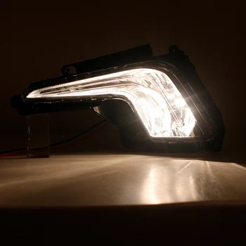 Pentru Kia Rio K2 2011 2012 2013 Bara Fata Lumina de Ceață luminile de Zi DRL de Conducere de Funcționare a Lămpii Foglight Foglamp