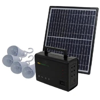 1 Set Portabil Solar 10W Generator de Putere în aer liber Mini DC10W Panou Solar 6V-9Ah Plumb-acid Baterie de Încărcare Sistem de Iluminat cu LED