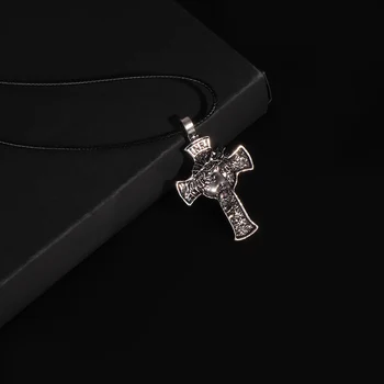 Religioase Isus Crucifix Cross Colier pentru Barbati Femei Moda Salvatorul Pandantiv Cu Lanț de Bijuterii Creștin Accesorii