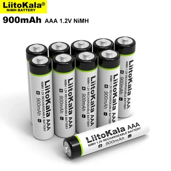 4-24BUC LiitoKala Original AAA NiMH Baterie 1.2 V 900mAh Acumulator pentru Lanterna, Jucarii,control de la distanță