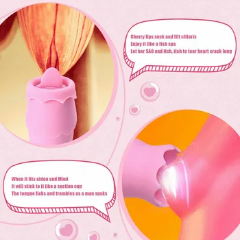 Limba Vibrator de Alimentare USB Vibratoare Ou de G-spot Jucarii Sexuale pentru Femei Sexul Oral Lins sex Feminin Biberon Masaj Stimulator Clitoris