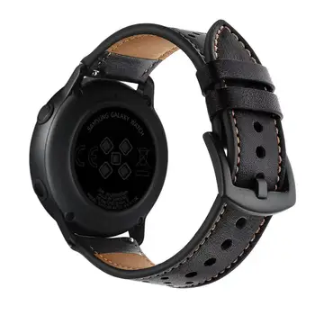 Curea din piele pentru Samsung Galaxy Watch 3/Huawei Watch GT2/Amazfit GTR Bărbați/Femei Respirabil bratara curea Pentru Amazfit Bip trupa