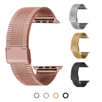 Milanese curea pentru Apple watch band 7 6 se 45mm 41mm inteligent serie 543 44MM 42MM 40MM din oțel inoxidabil 38MM bracelests accesorii
