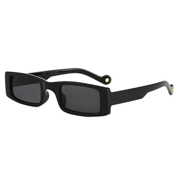 2021 Nou Dreptunghi ochelari de Soare Femei de Moda Pătrat Mic Cadru de Epocă Ochelari de Soare Barbati Nuante Retro Verde Clar Oculos UV400